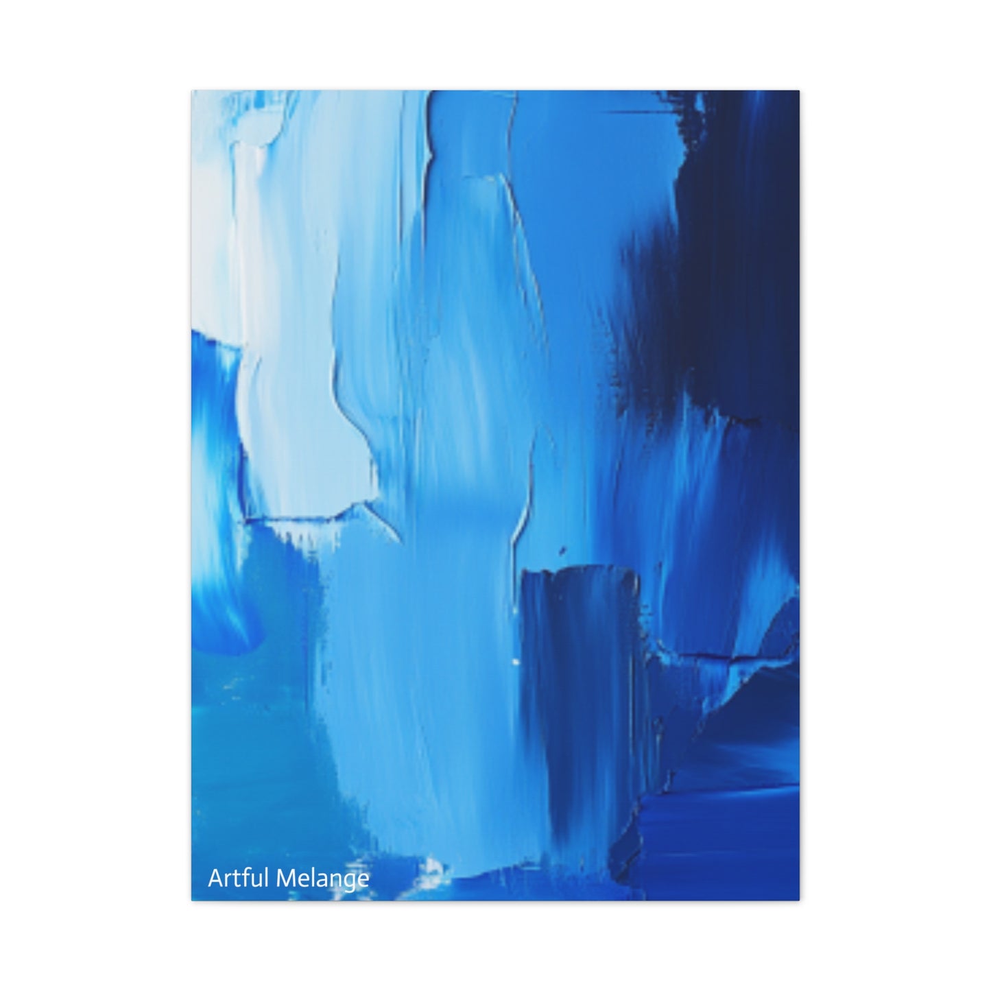 Acrylic Abstract Canvas Print - Richly Textured Artistry