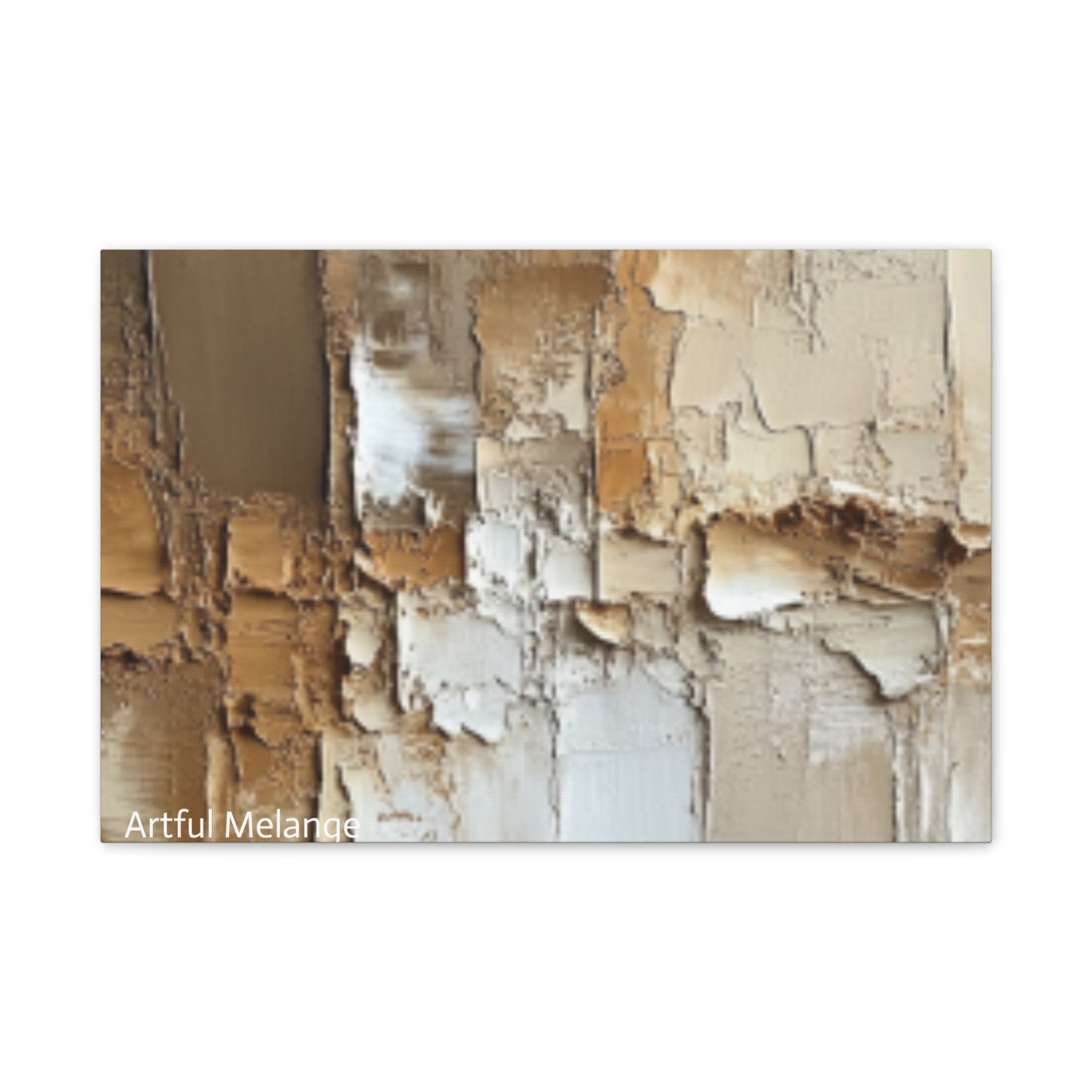 Acrylic Abstract Canvas Print - Richly Textured Artistry