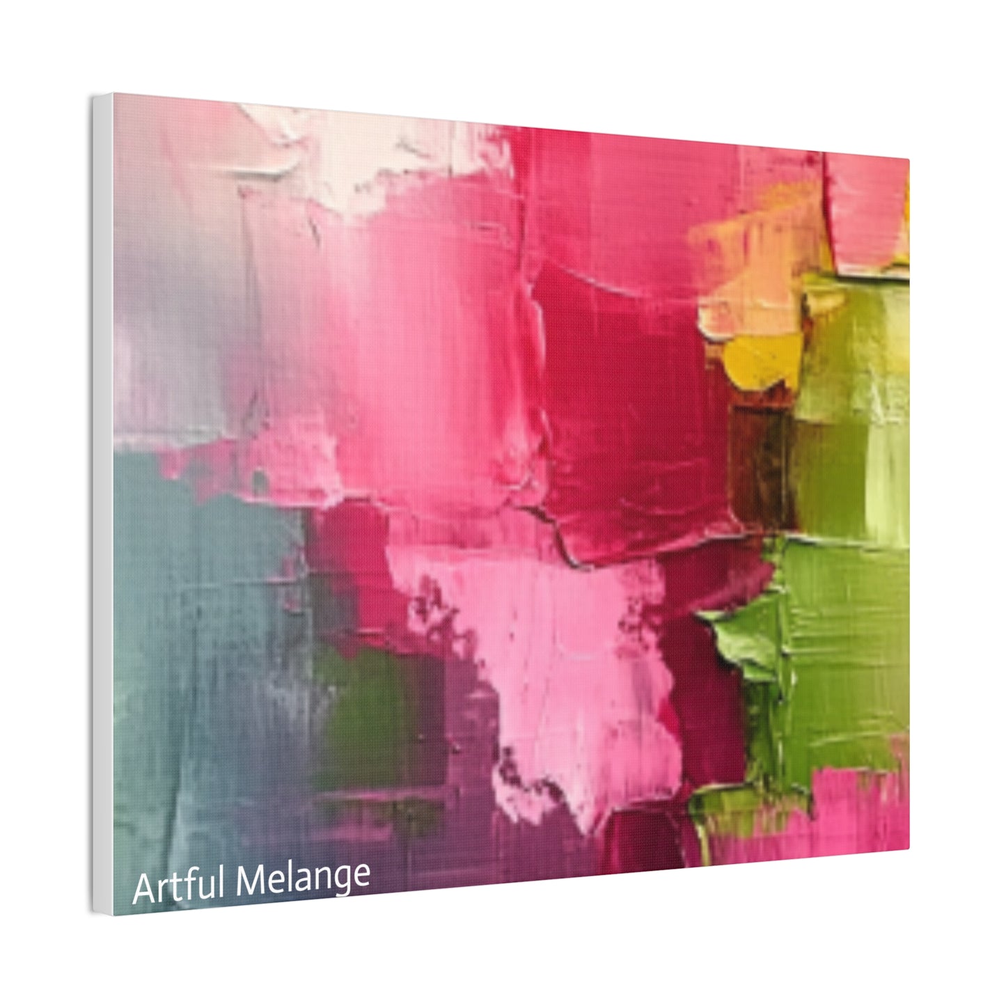 Acrylic Abstract Canvas Print - Richly Textured Artistry