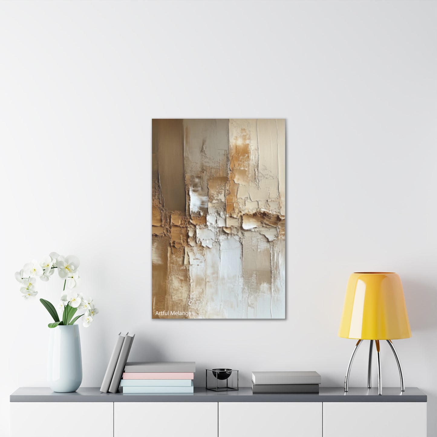 Acrylic Abstract Canvas Print - Richly Textured Artistry