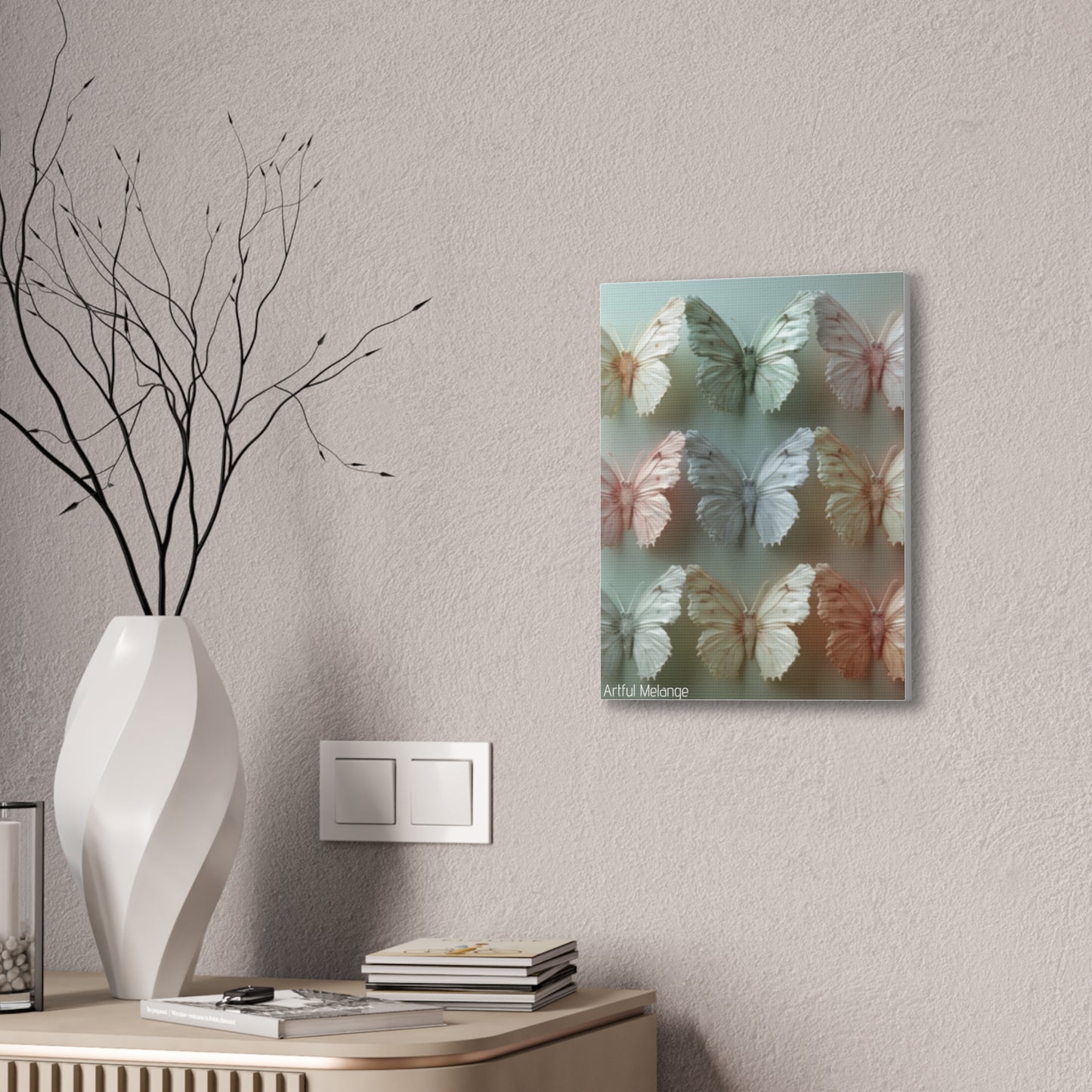 Fluttering Dreams: Butterfly Canvas Print Collection