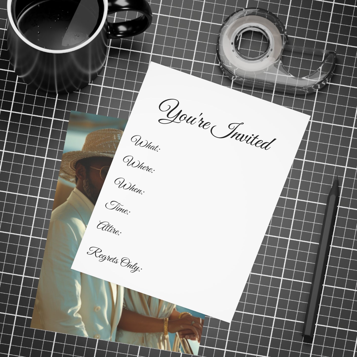Sail & Celebrate: A Day of Elegance Yacht/Boat Party Invitation Bundles (envelopes included)