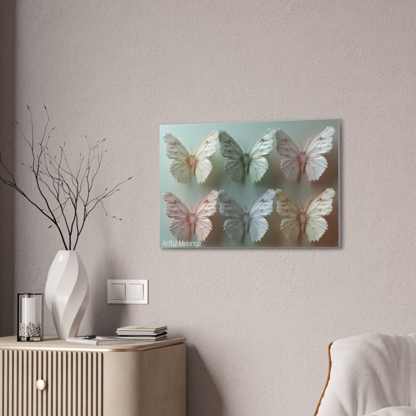 Fluttering Dreams: Butterfly Canvas Print Collection