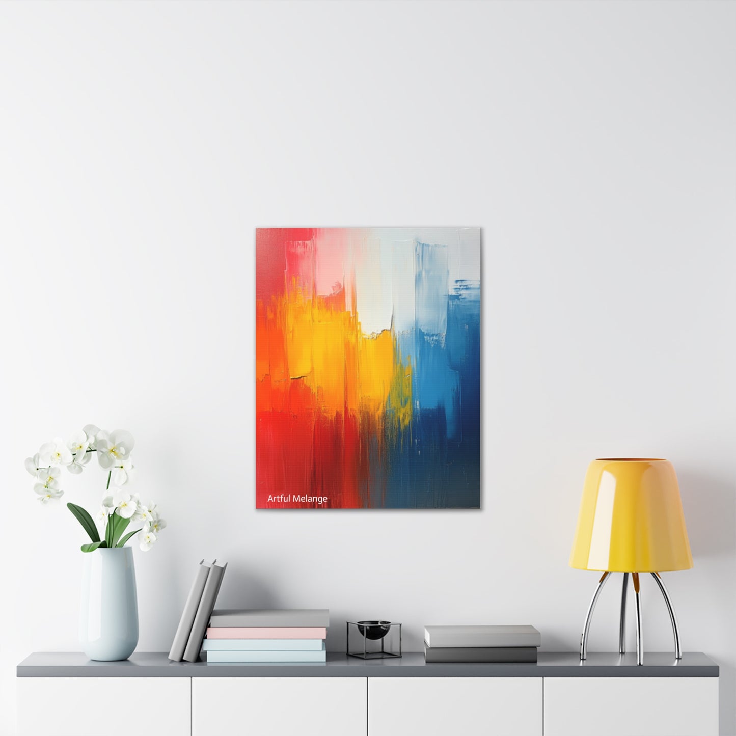 Acrylic Abstract Canvas Print - Richly Textured Artistry