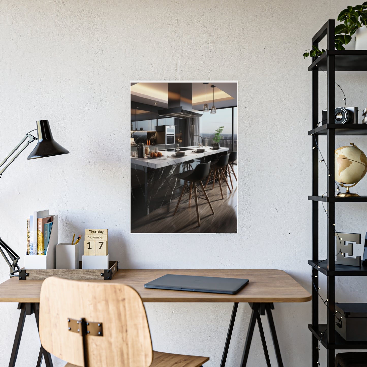 High-End Modern Kitchen Poster