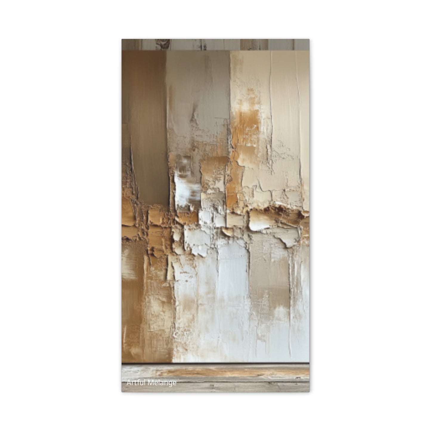 Acrylic Abstract Canvas Print - Richly Textured Artistry