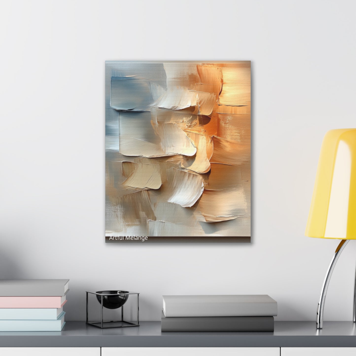 Acrylic Abstract Canvas Print - Richly Textured Artistry