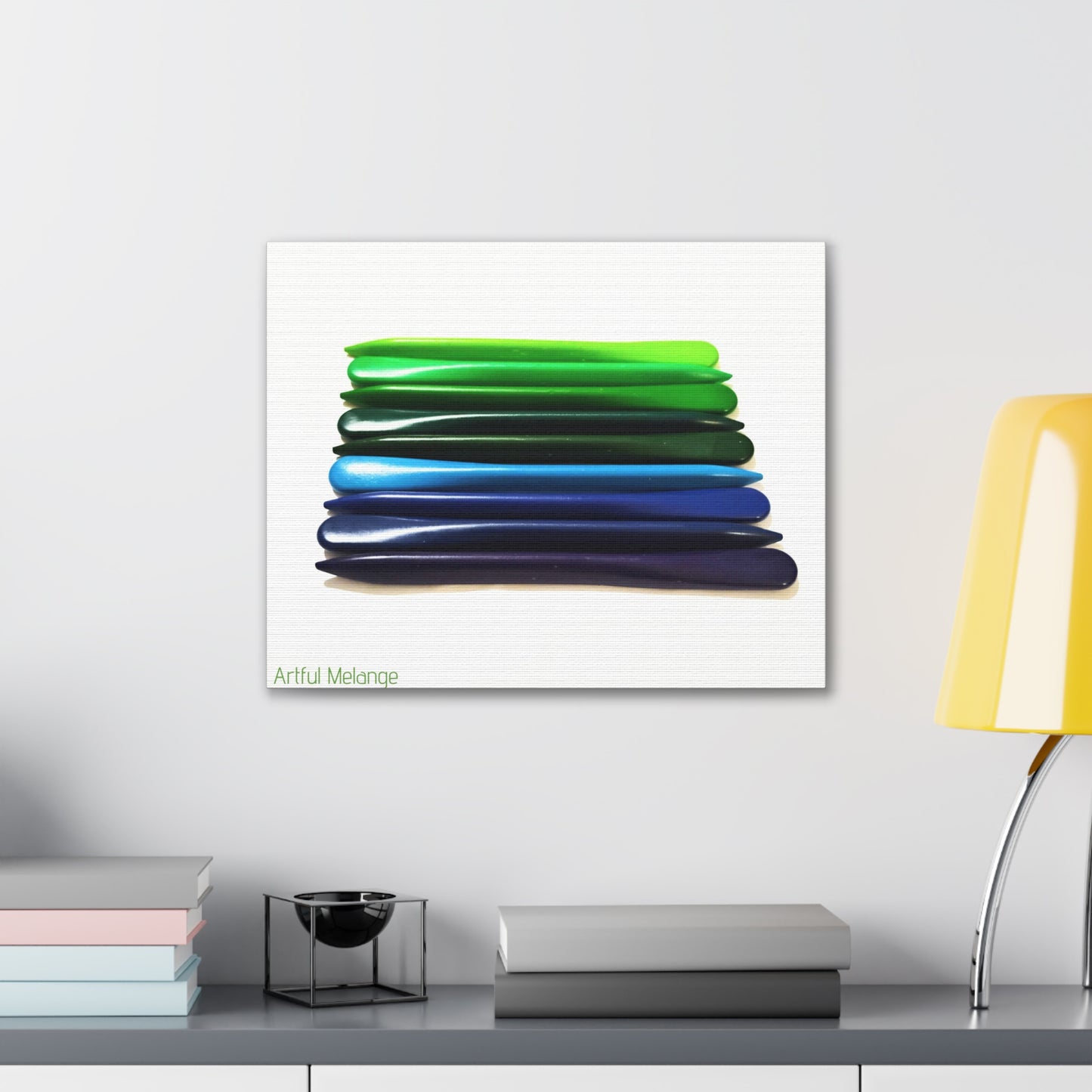 Spectrum Stacks: A Colorful Daydream in Posters and Canvas Prints