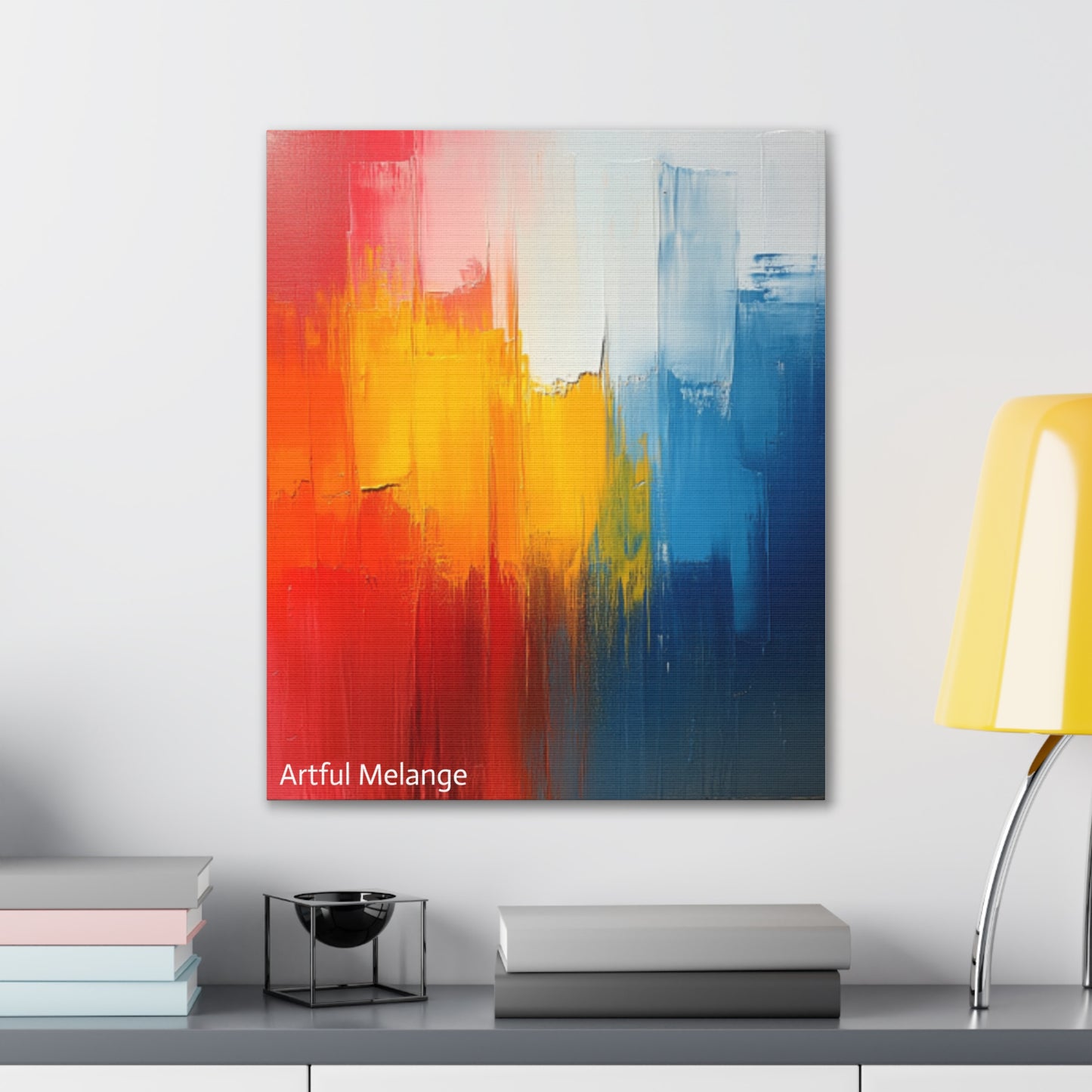 Acrylic Abstract Canvas Print - Richly Textured Artistry