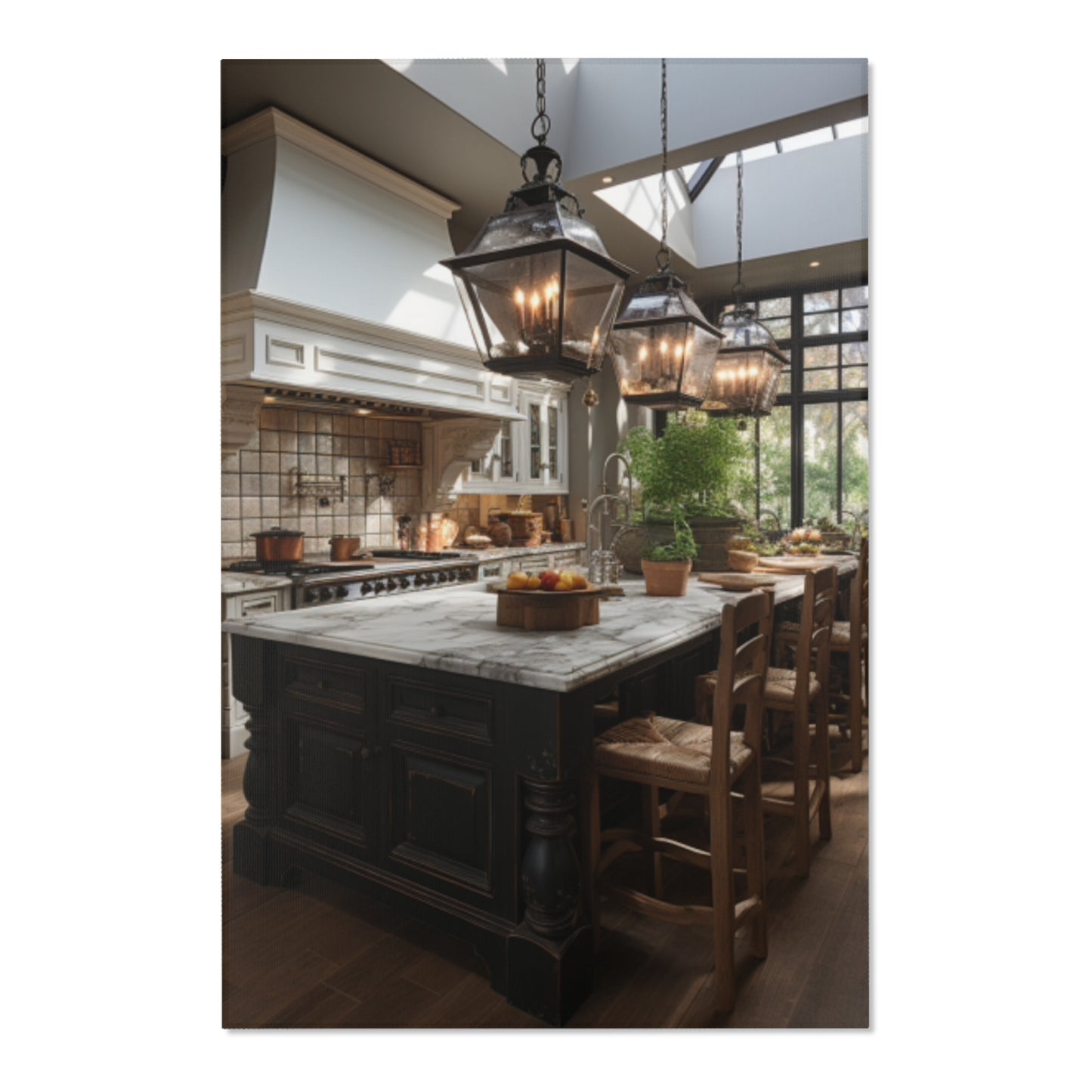 French Country Kitchen Area Rug