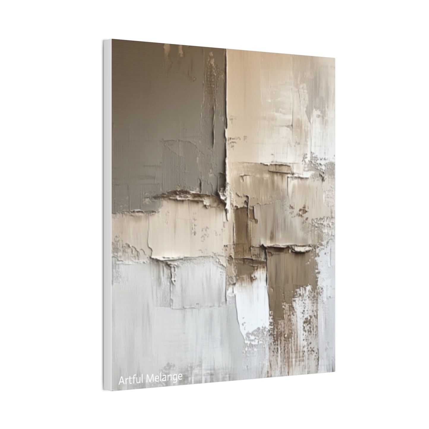 Acrylic Abstract Canvas Print - Richly Textured Artistry