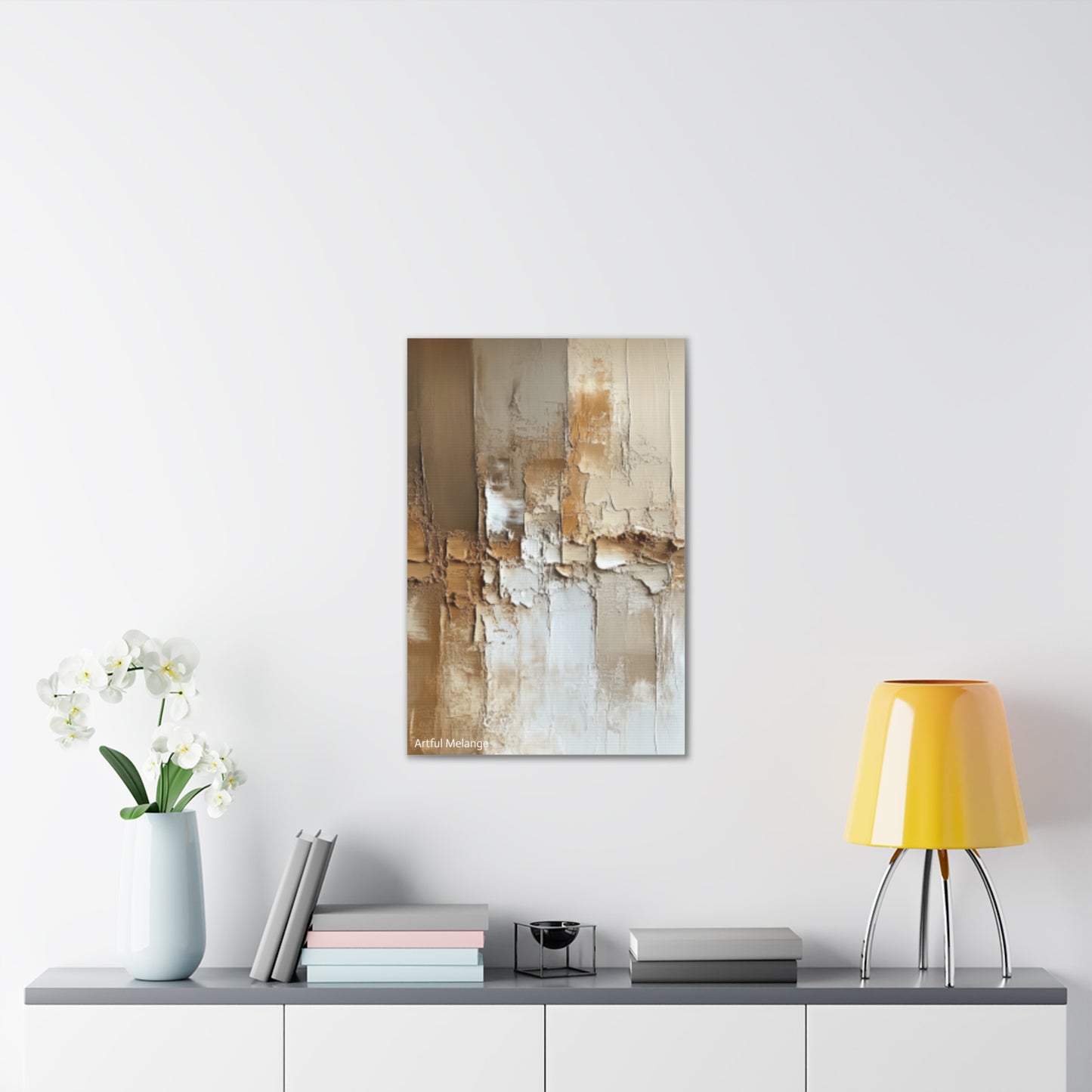 Acrylic Abstract Canvas Print - Richly Textured Artistry