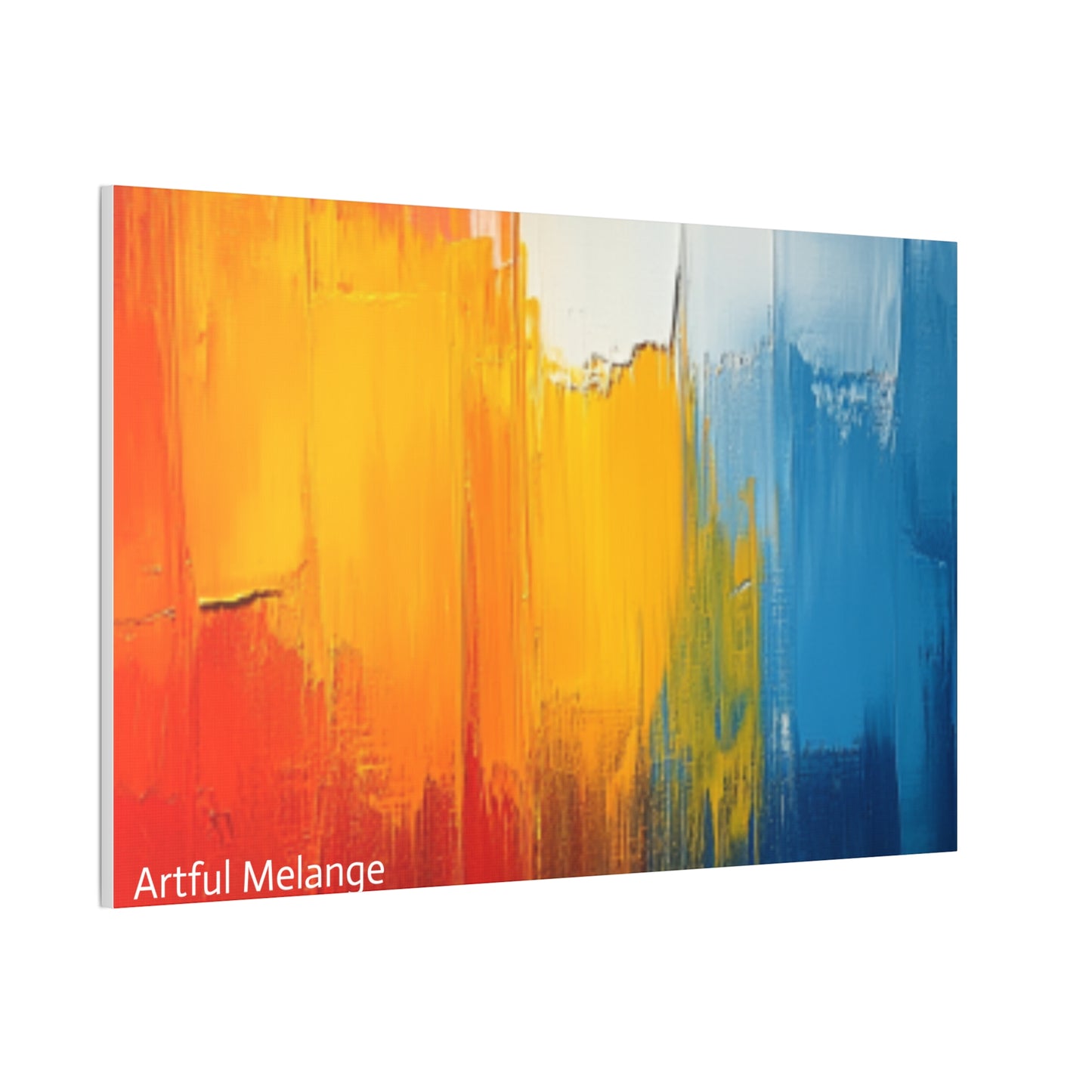 Acrylic Abstract Canvas Print - Richly Textured Artistry