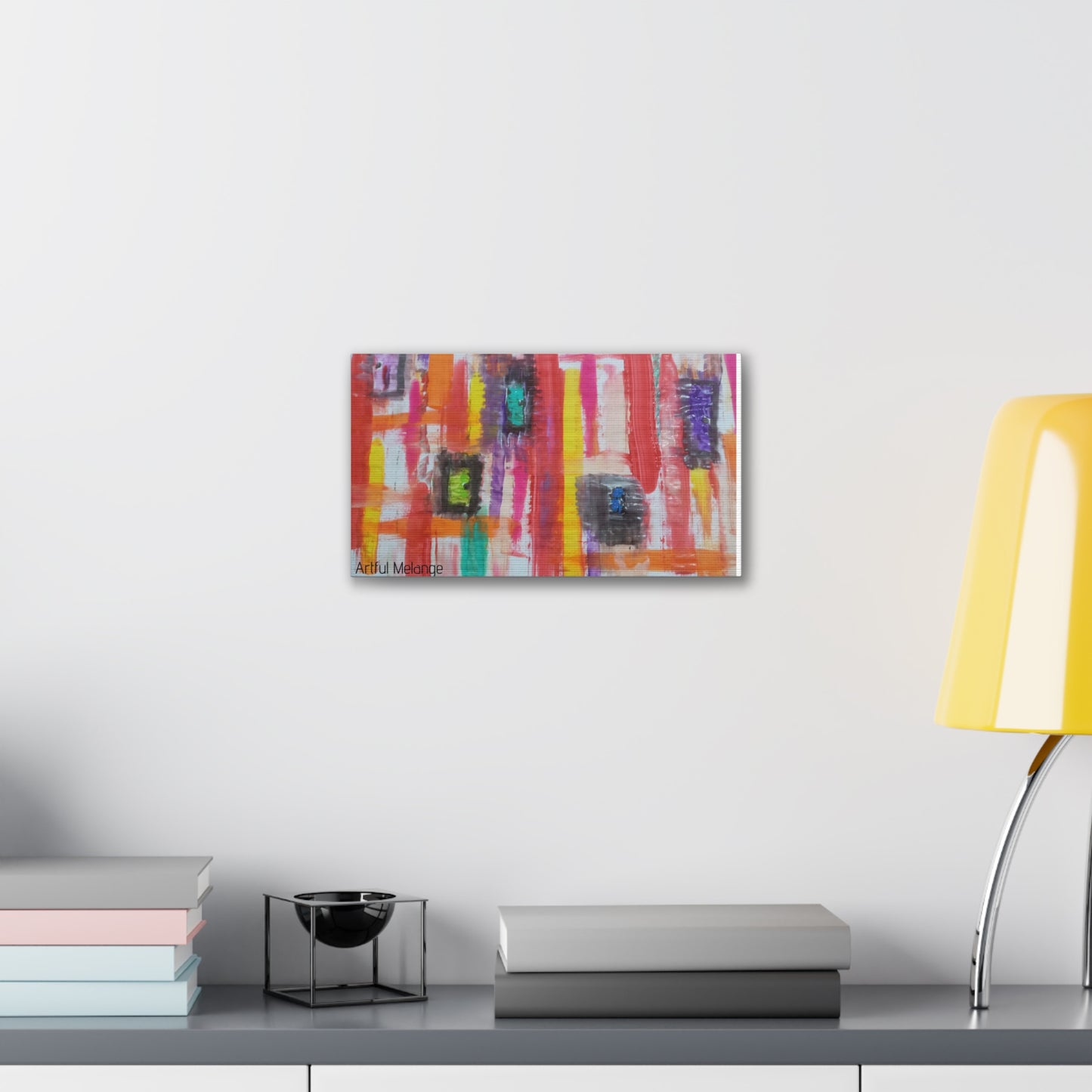 Primary Elegance: A Symphony of Sophistication Canvas Print