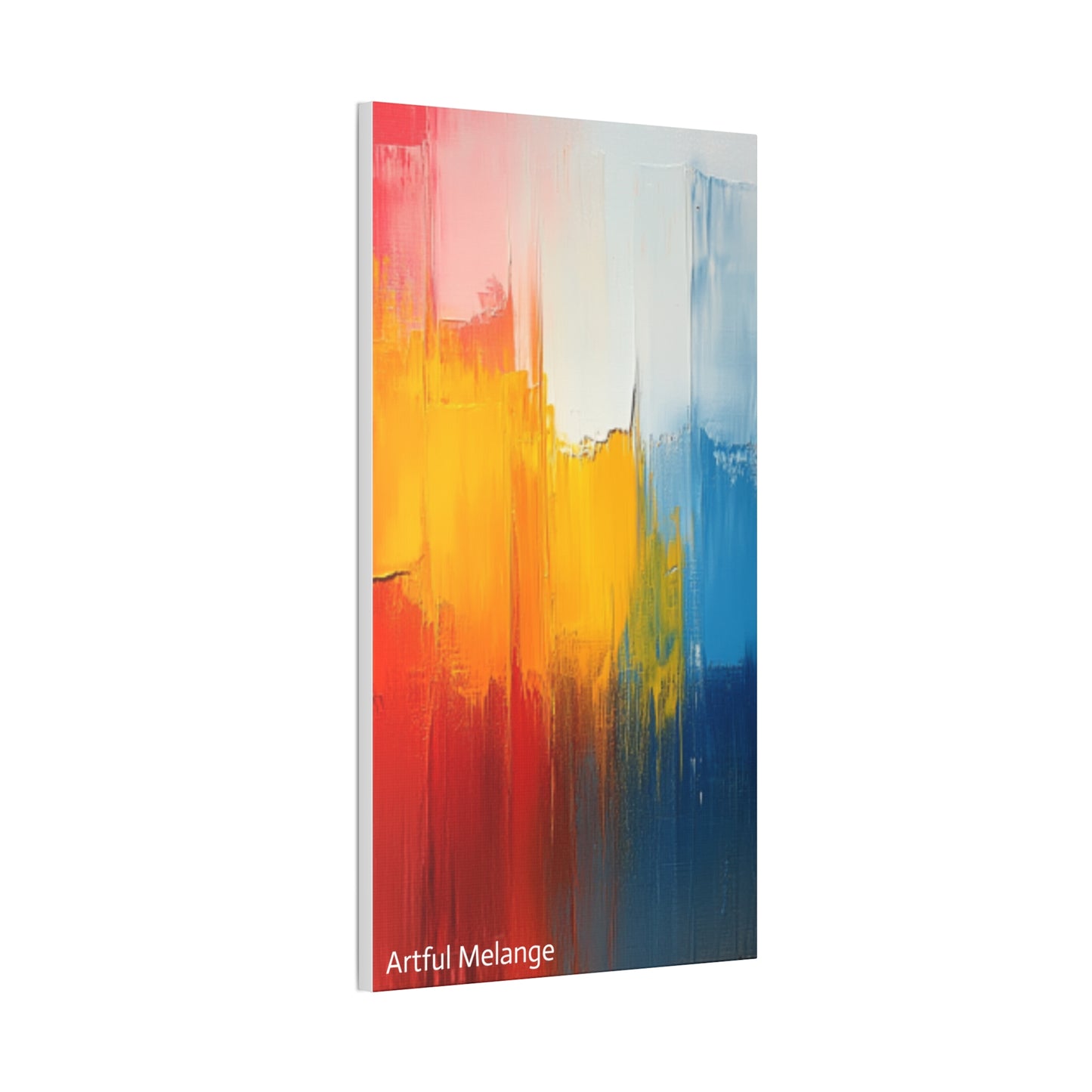 Acrylic Abstract Canvas Print - Richly Textured Artistry