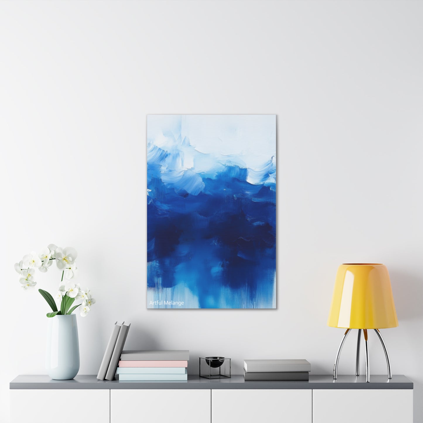 Acrylic Abstract Canvas Print - Richly Textured Artistry