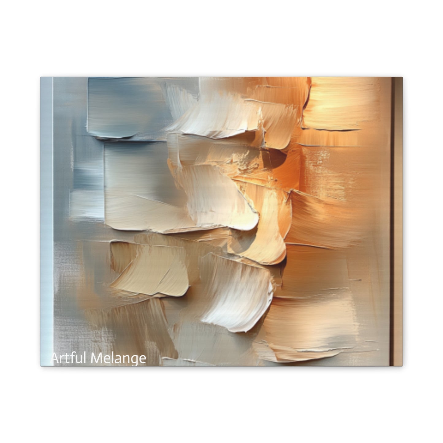 Acrylic Abstract Canvas Print - Richly Textured Artistry