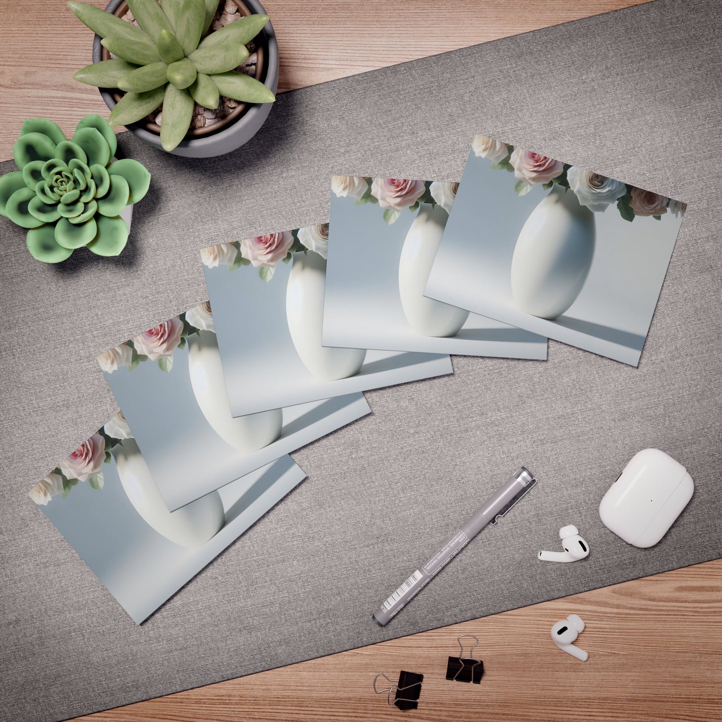 Blossoming Love Mother's Day Note Card Set(5-Pack)
