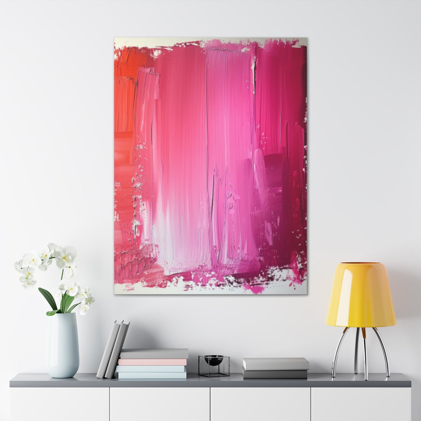 In The Pink: A Symphony of Sophistication Canvas Print