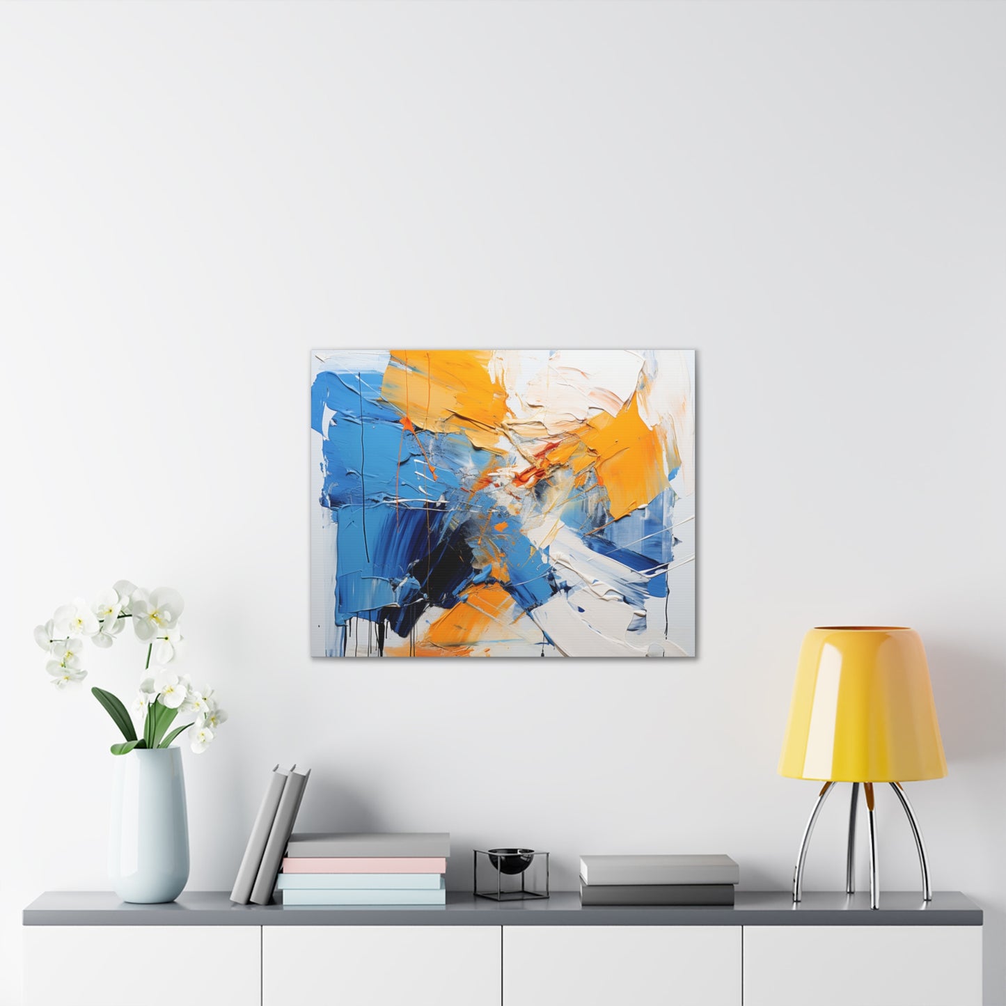 Copy of Timeless Elegance: Refined Vibrant Hues Canvas Print for Sophisticated Living Spaces