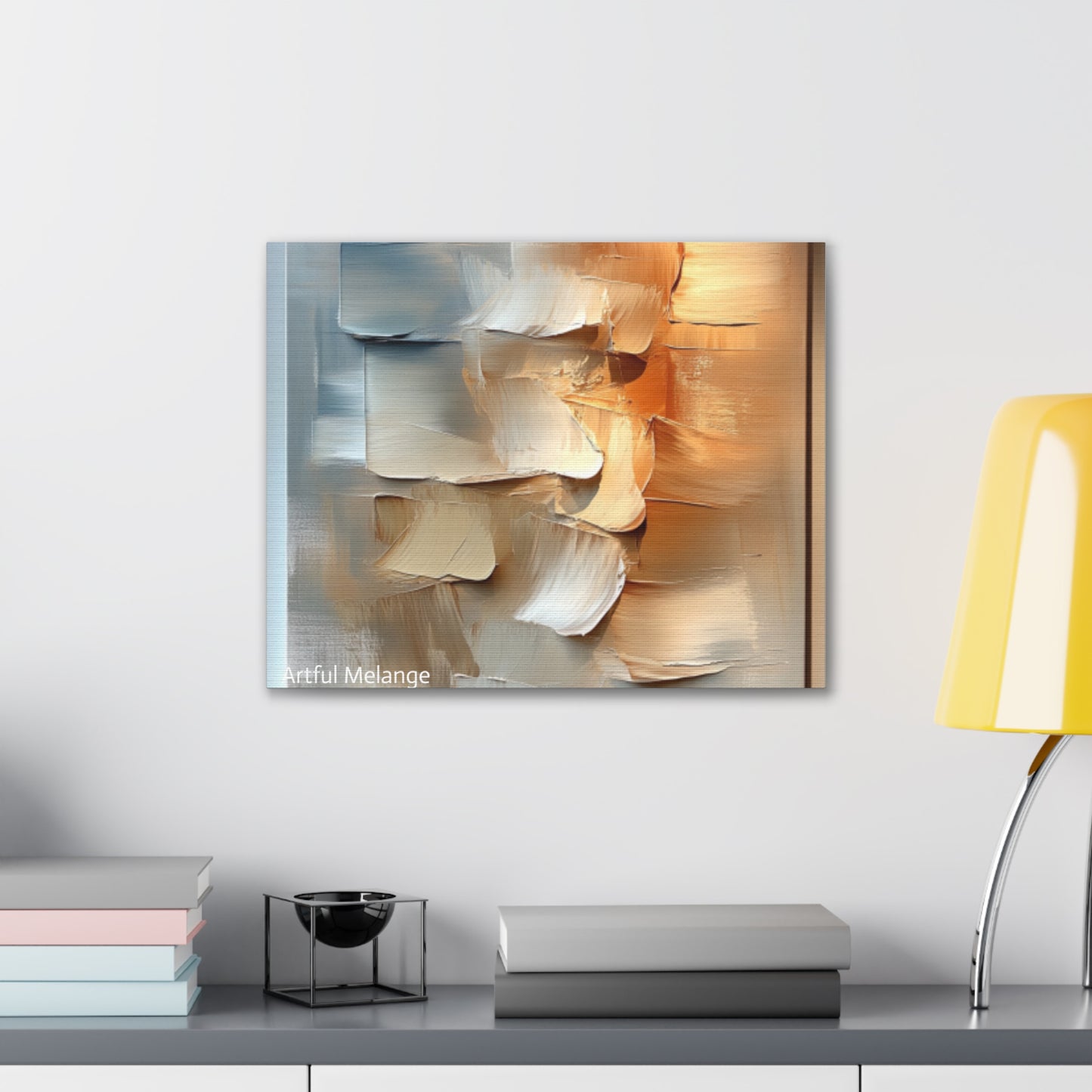 Acrylic Abstract Canvas Print - Richly Textured Artistry