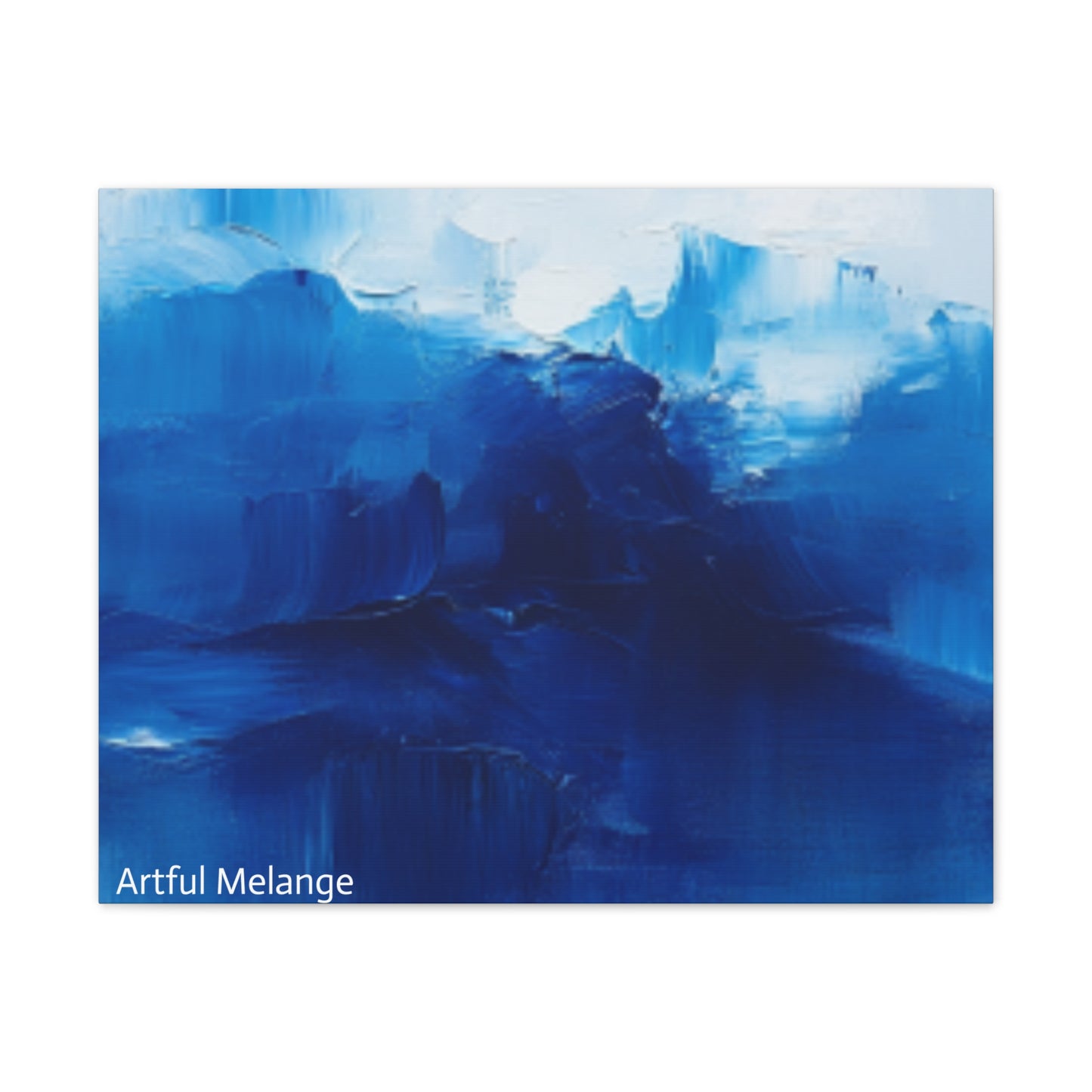 Acrylic Abstract Canvas Print - Richly Textured Artistry