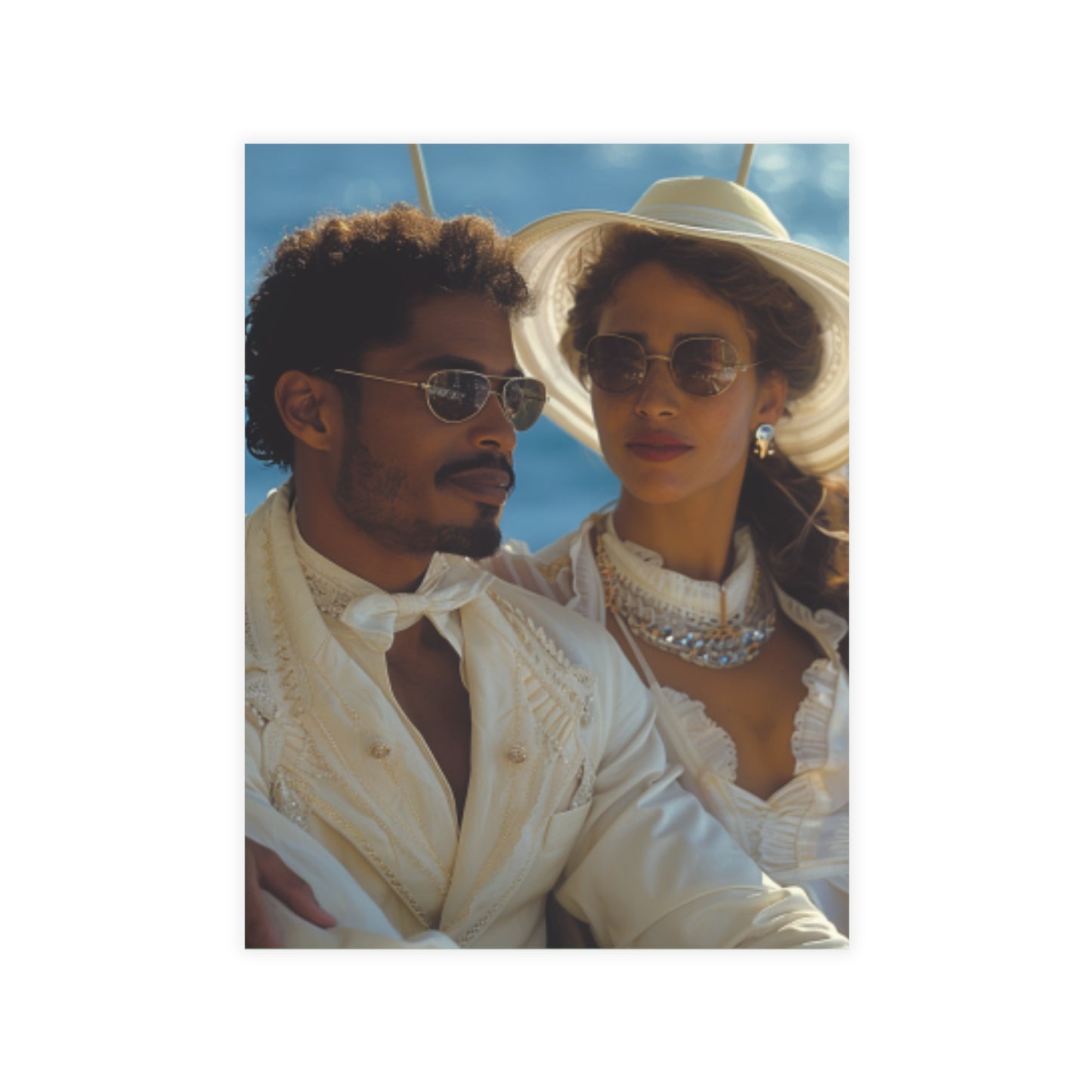 Sail & Celebrate: A Day of Elegance Yacht/Boat Party Invitation Bundles (envelopes included)