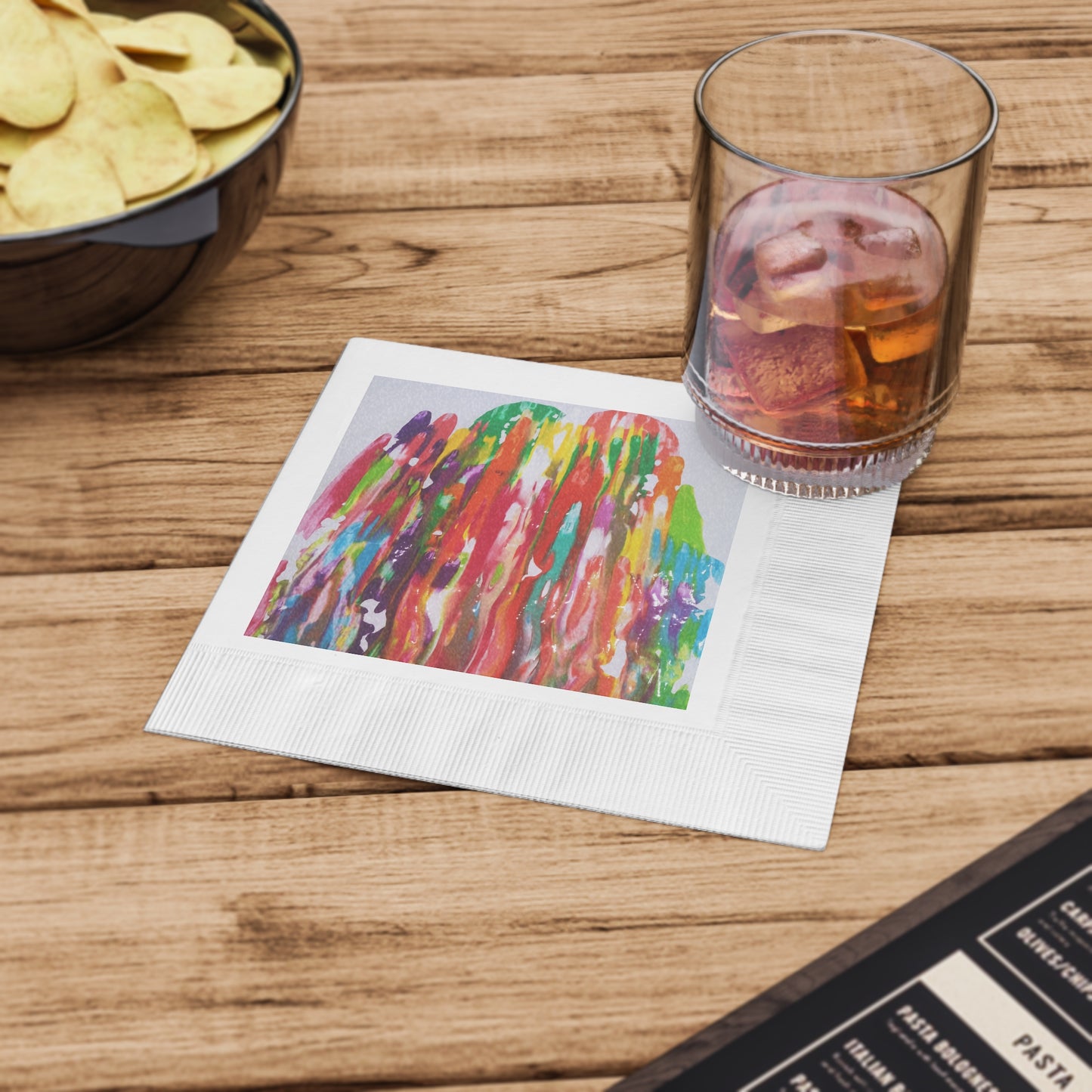 ChromaBlend™ Artistry Abstract Art Napkins”