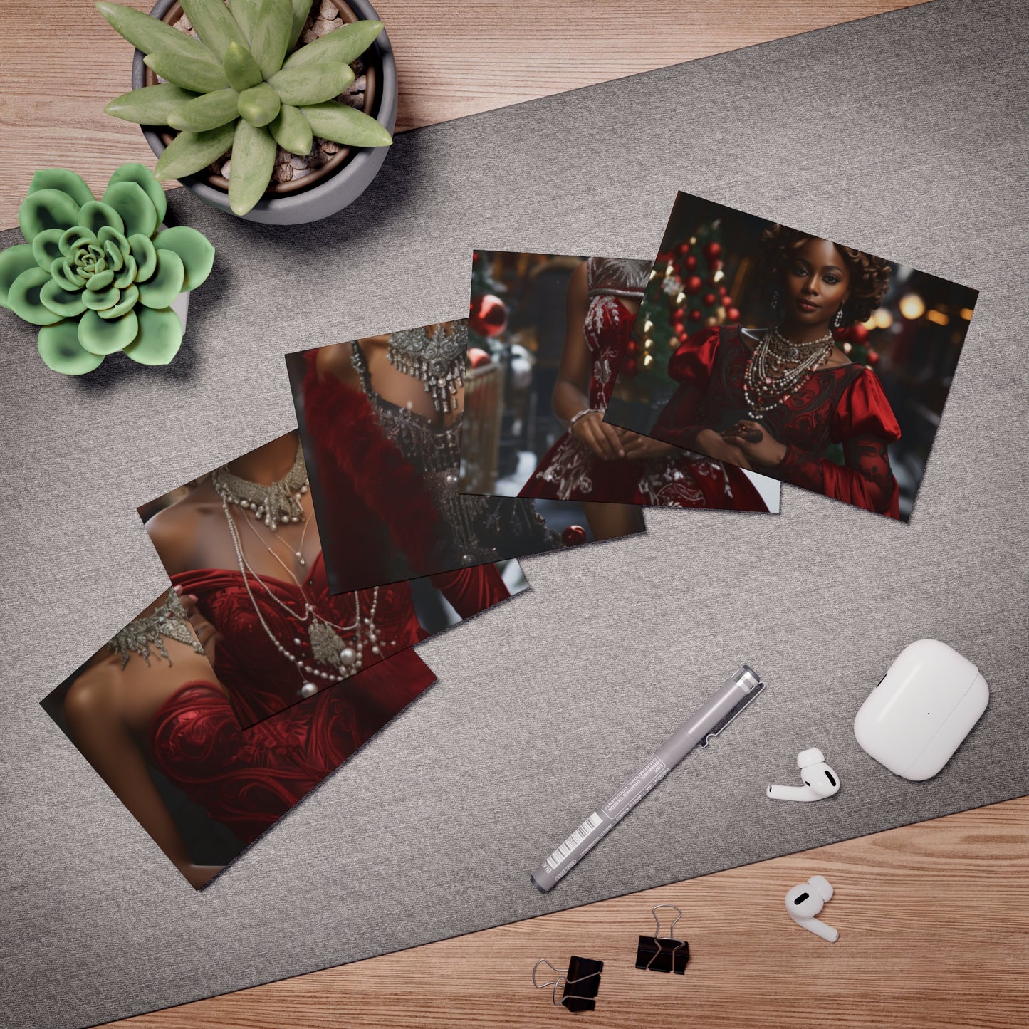 Princess Claus Note Card Set/Variety One (5-Pack)