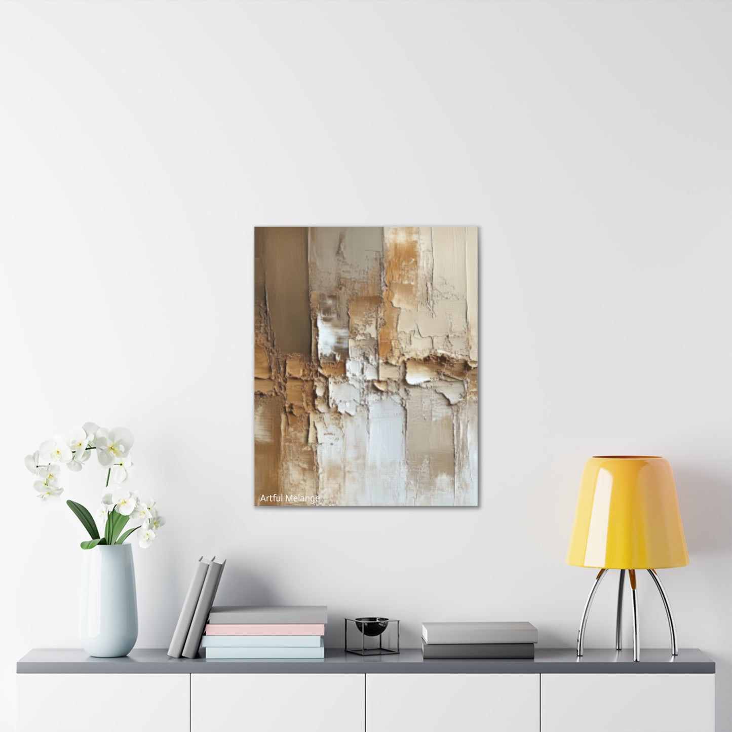 Acrylic Abstract Canvas Print - Richly Textured Artistry