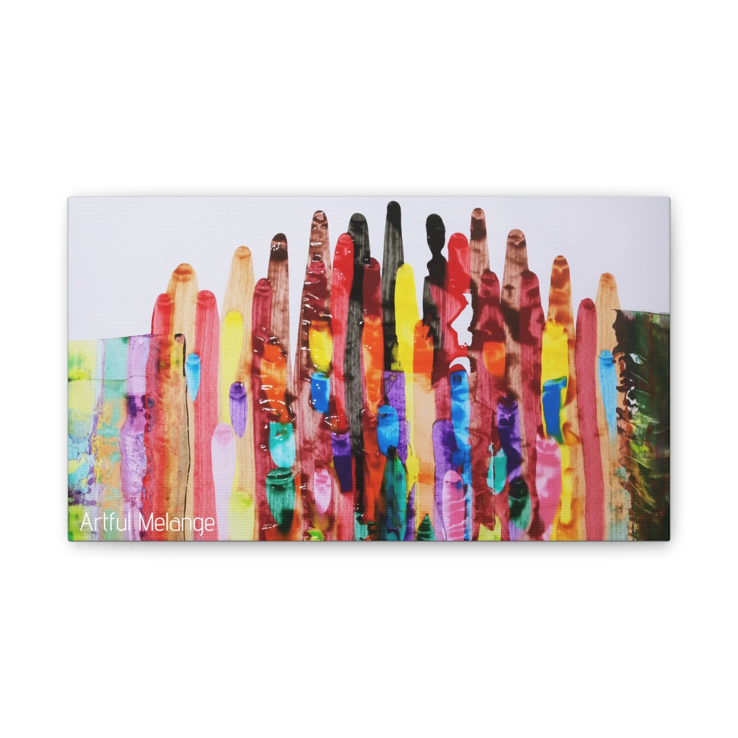 Primary Elegance: A Symphony of Sophistication Canvas Print