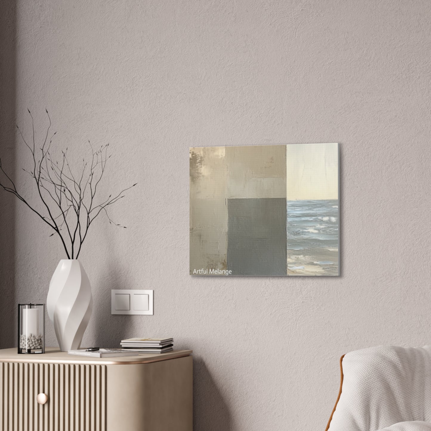 Acrylic Abstract Canvas Print - Richly Textured Artistry