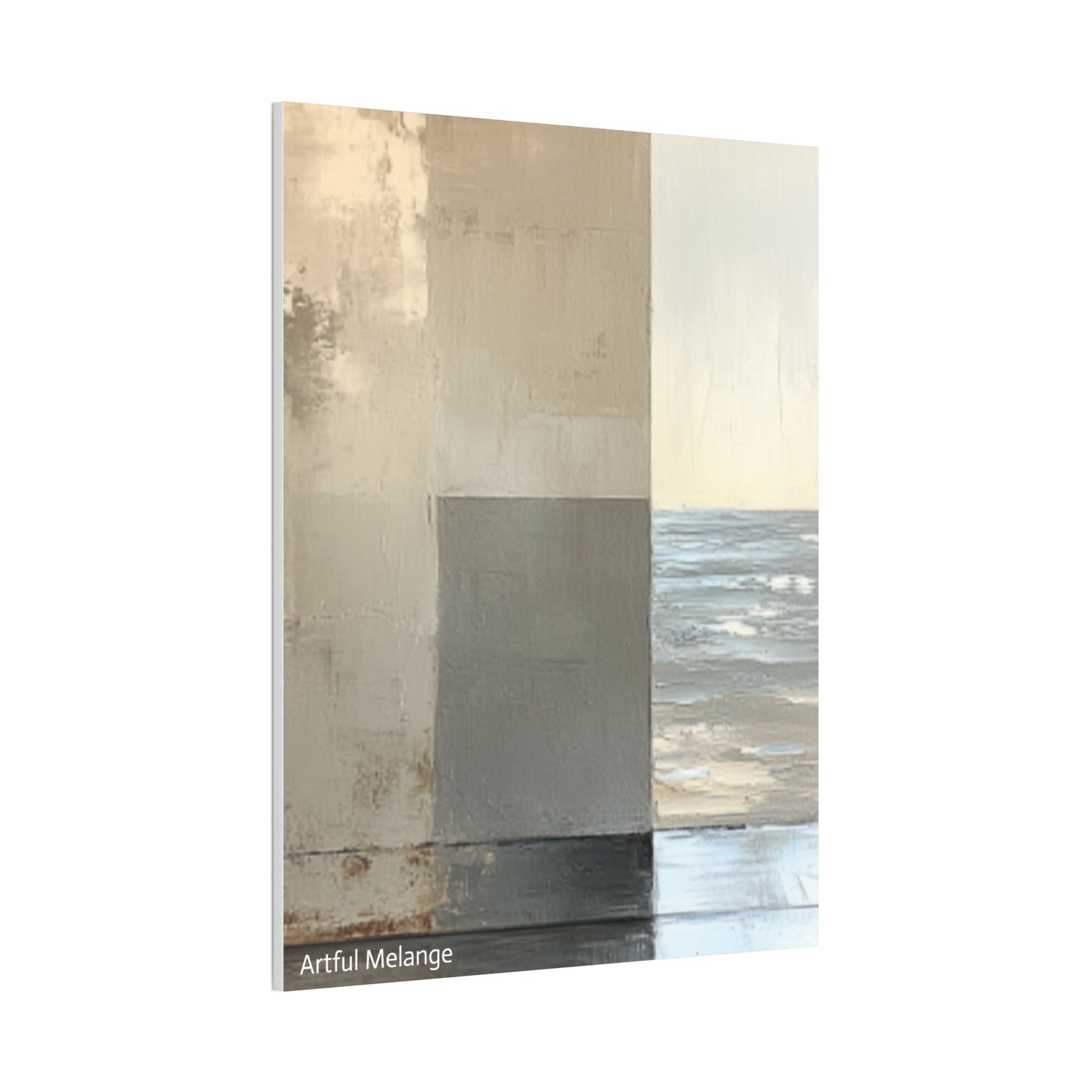 Acrylic Abstract Canvas Print - Richly Textured Artistry