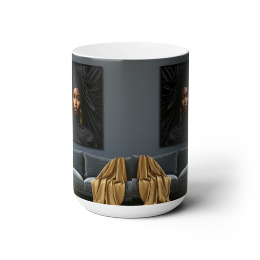 Melanin Magic Ceramic Mug 15oz
