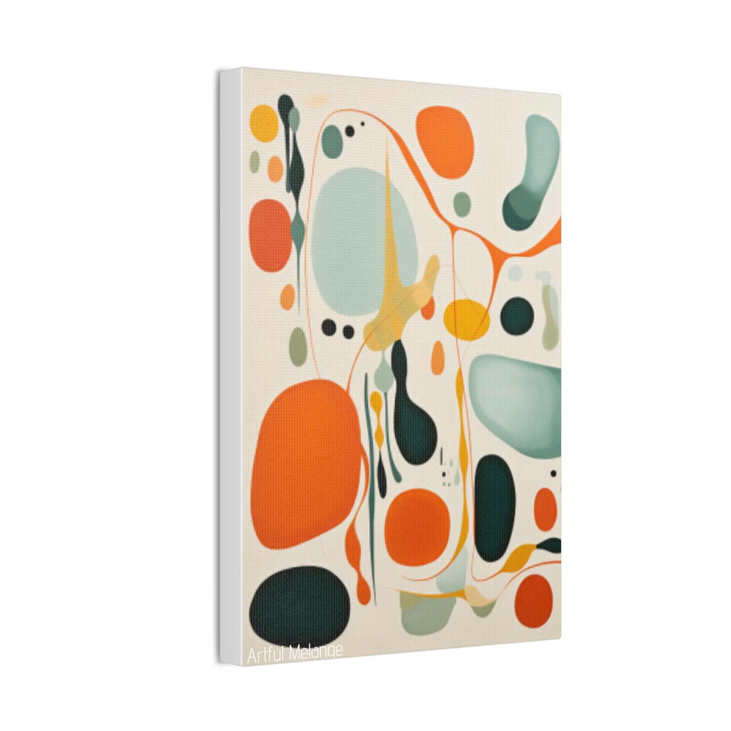 Primary Elegance: A Symphony of Sophistication Canvas Print