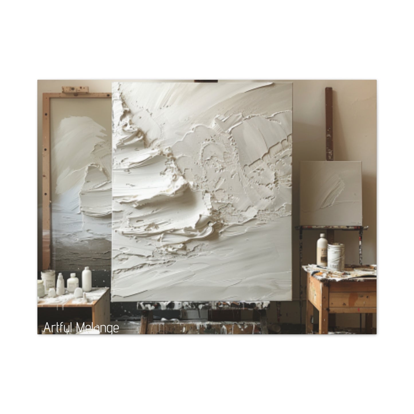Primary Elegance: A Symphony of Sophistication Canvas Print