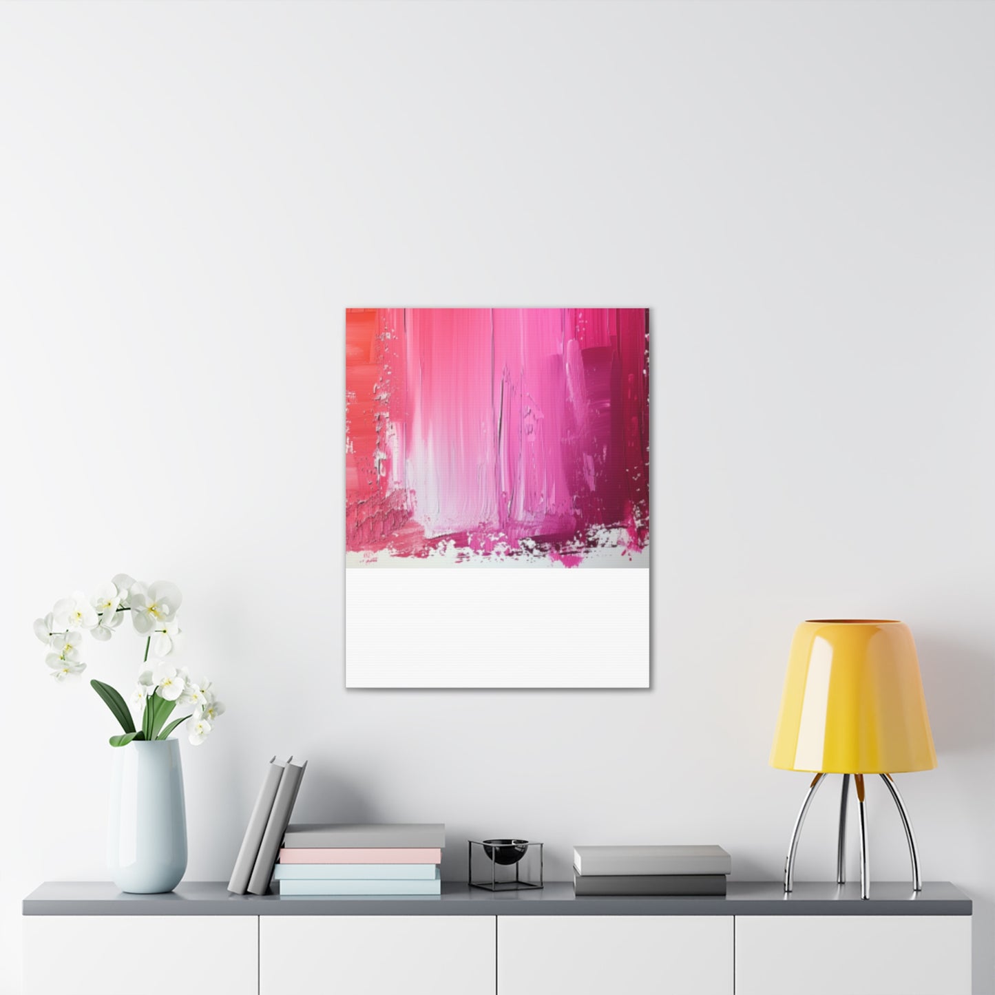 In The Pink: A Symphony of Sophistication Canvas Print
