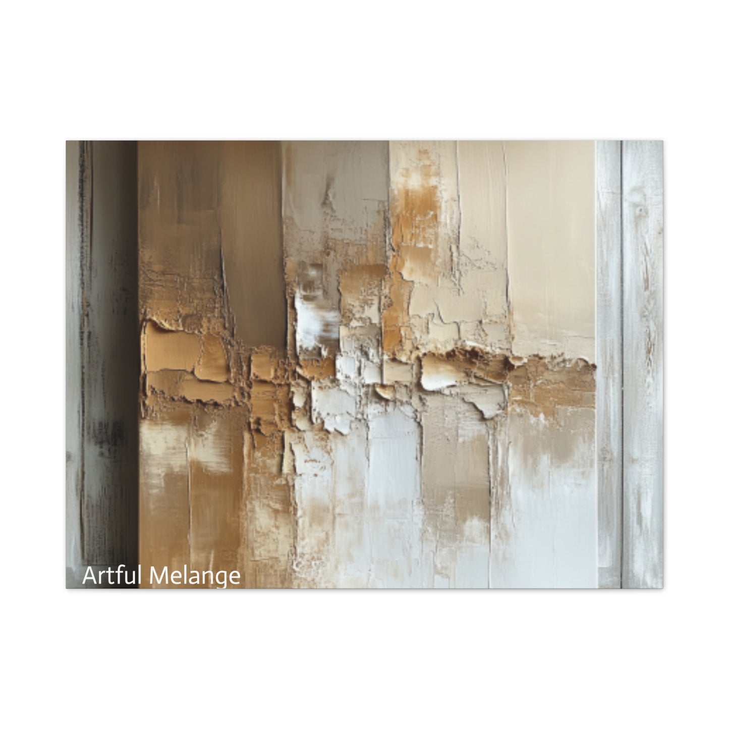 Acrylic Abstract Canvas Print - Richly Textured Artistry