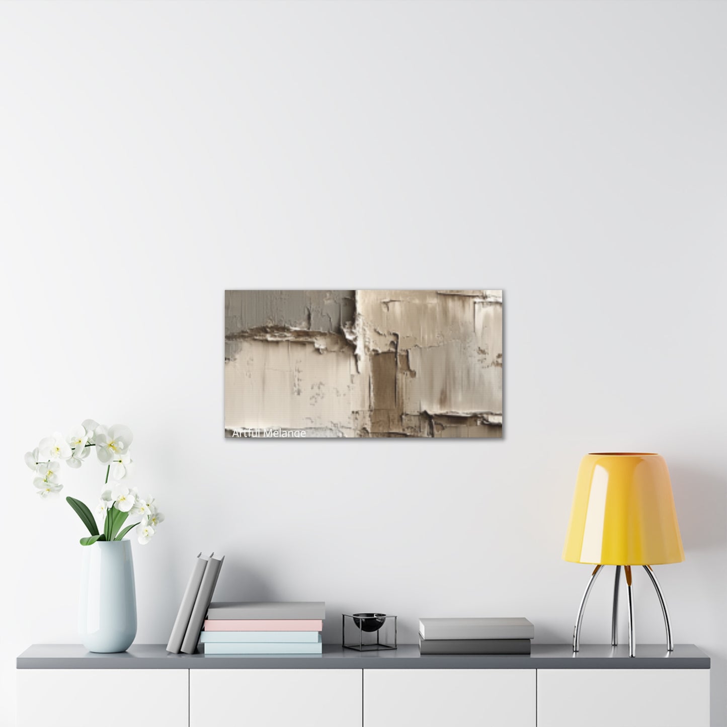 Acrylic Abstract Canvas Print - Richly Textured Artistry