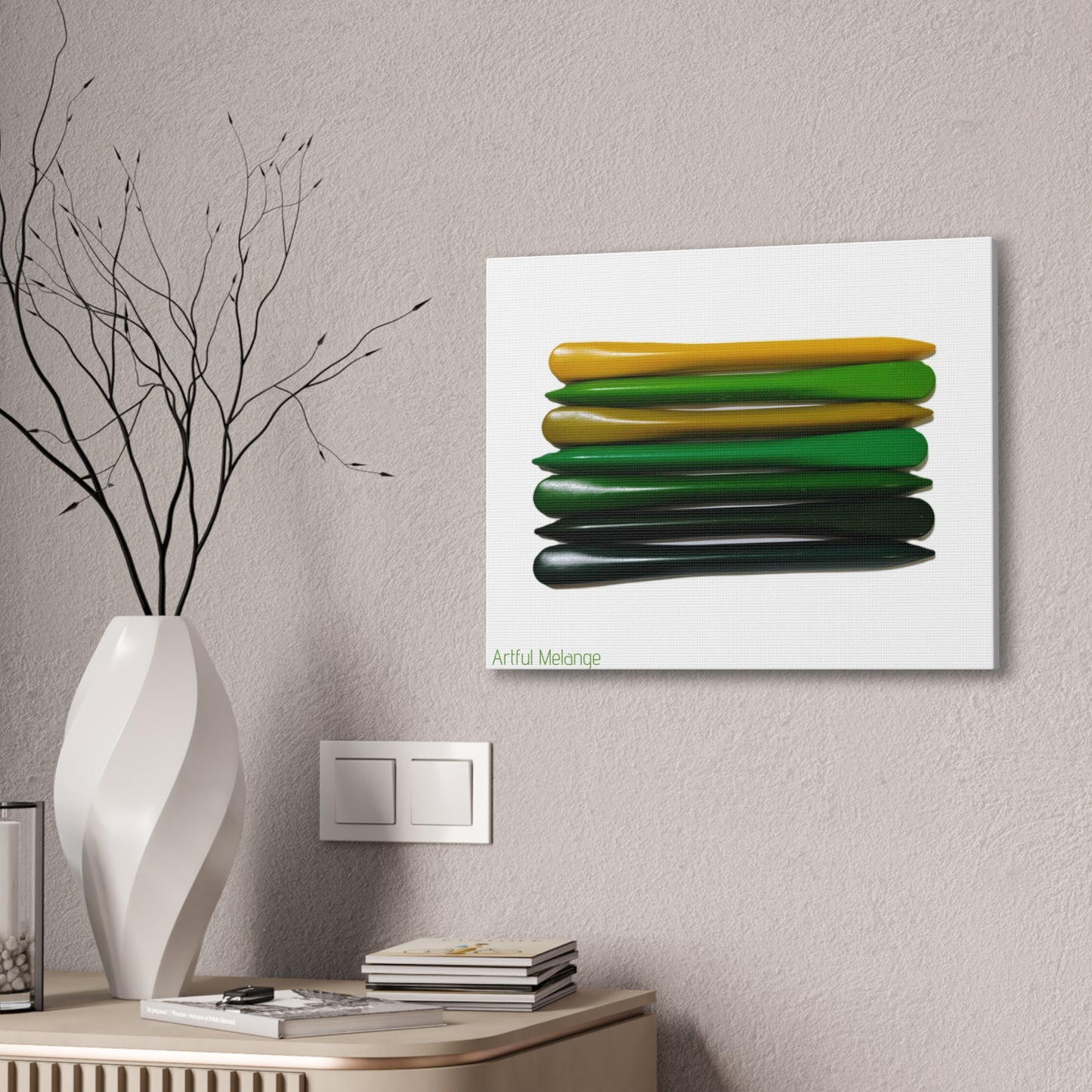 Spectrum Stacks: A Colorful Daydream in Posters and Canvas Prints