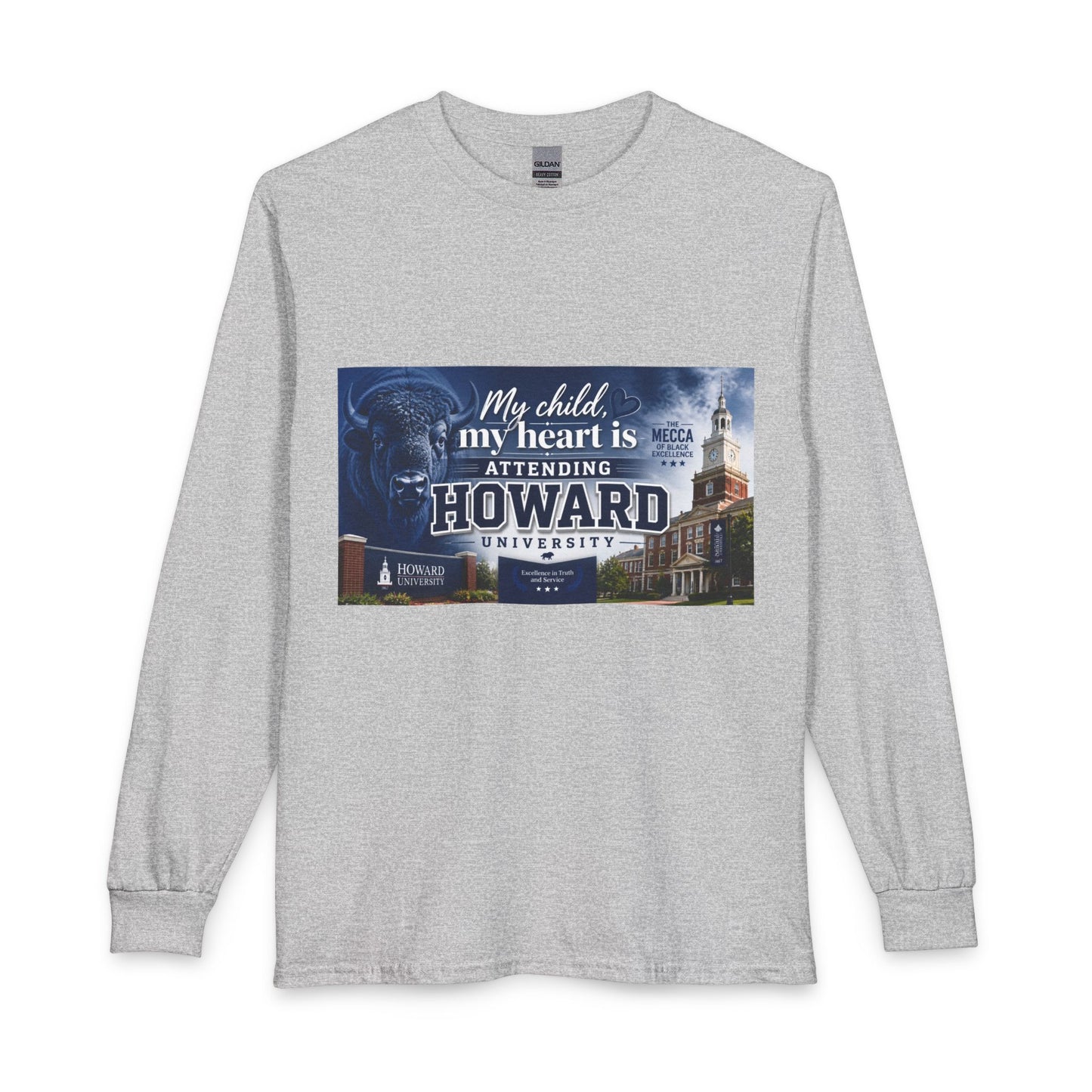 Howard University Pride Family Statement/Unisex Long Sleeve T-Shirt