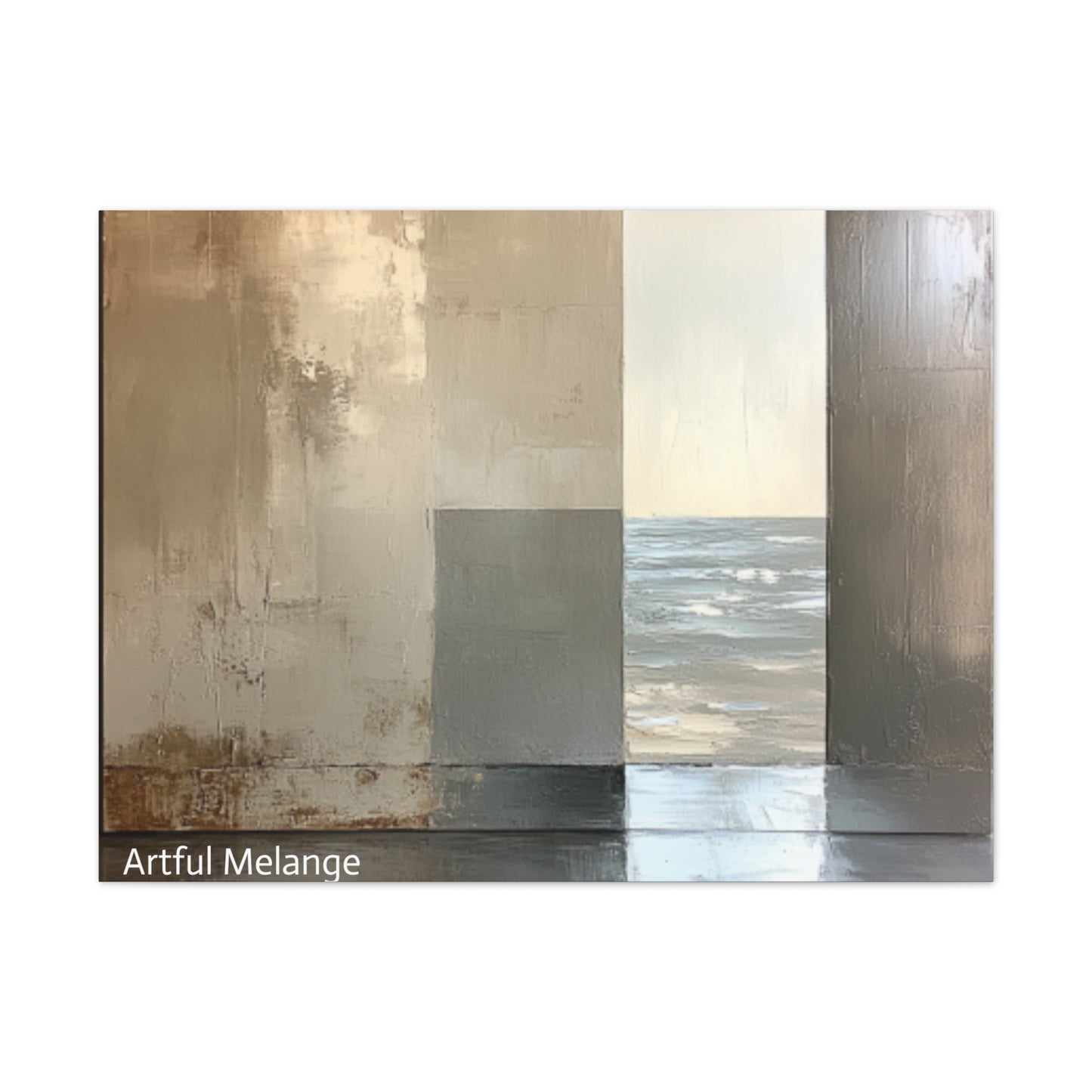 Acrylic Abstract Canvas Print - Richly Textured Artistry