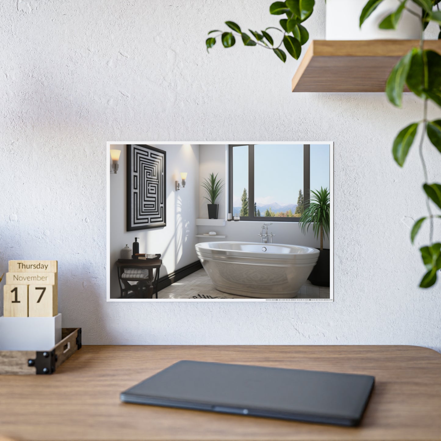 Cultural Elegance Bathscapes Poster Art