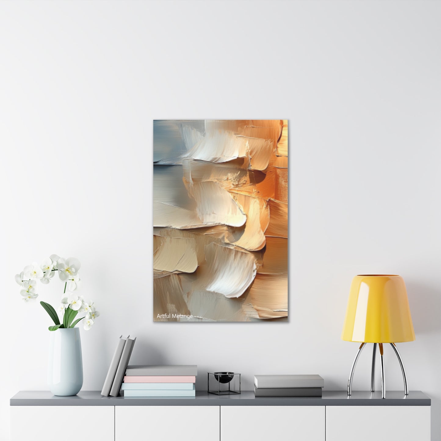 Acrylic Abstract Canvas Print - Richly Textured Artistry
