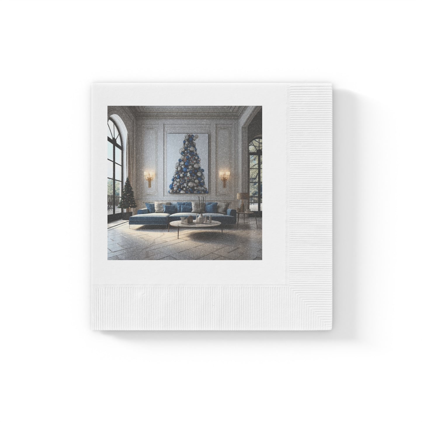 Dynamic Holiday Napkins for Sophisticated Living Spaces