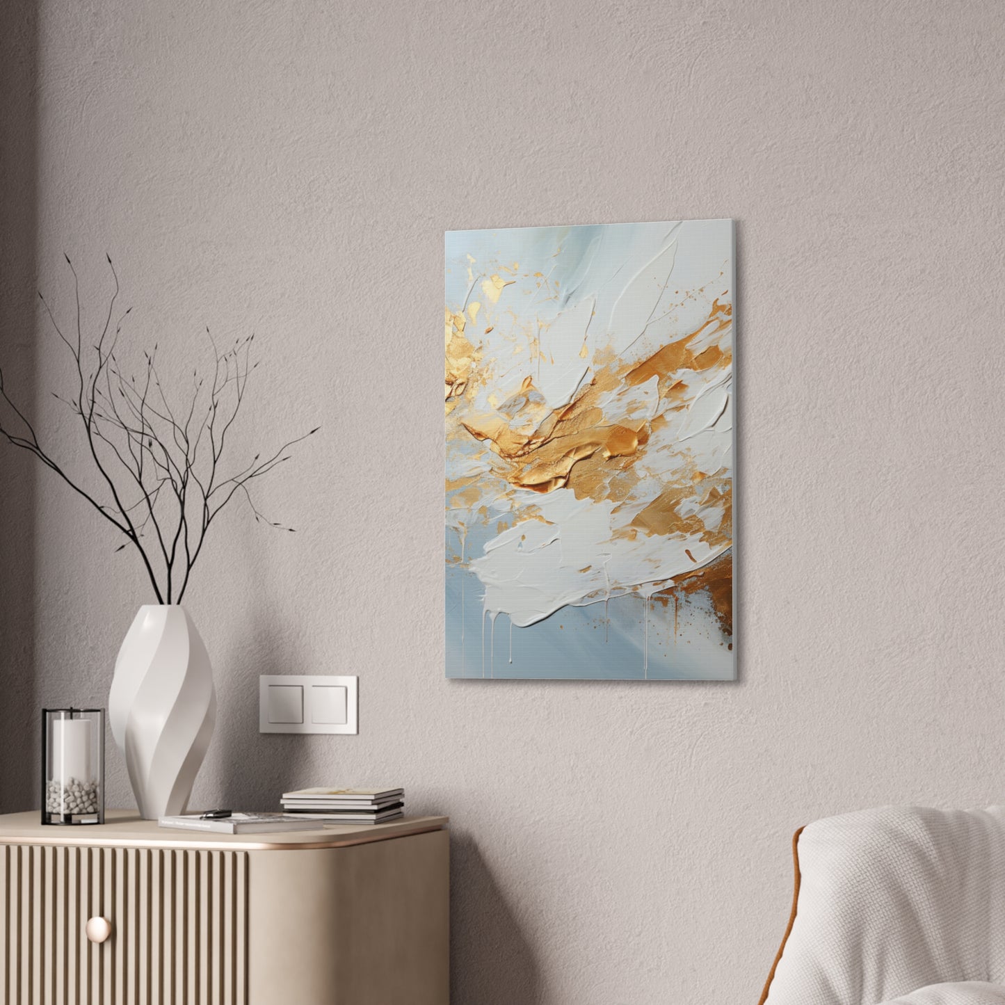 Acrylic Abstract Canvas Print - Richly Textured Artistry