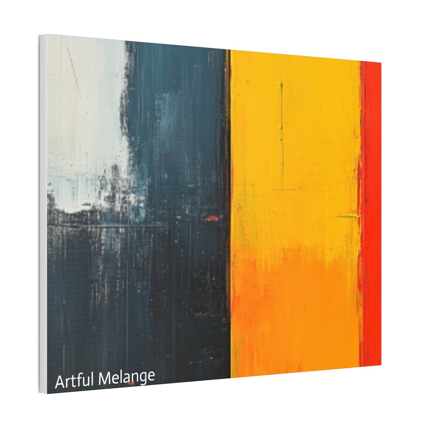 Acrylic Abstract Canvas Print - Richly Textured Artistry