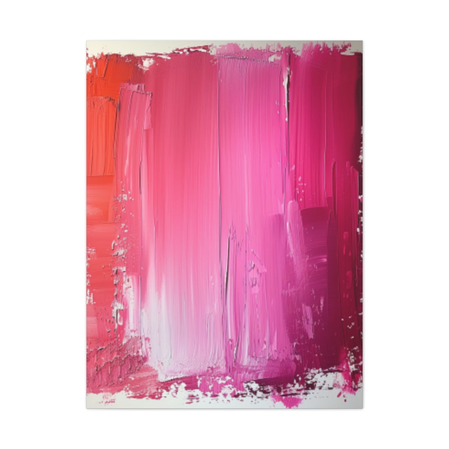 In The Pink: A Symphony of Sophistication Canvas Print