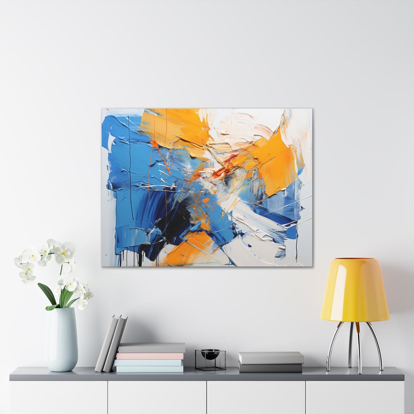 Copy of Timeless Elegance: Refined Vibrant Hues Canvas Print for Sophisticated Living Spaces