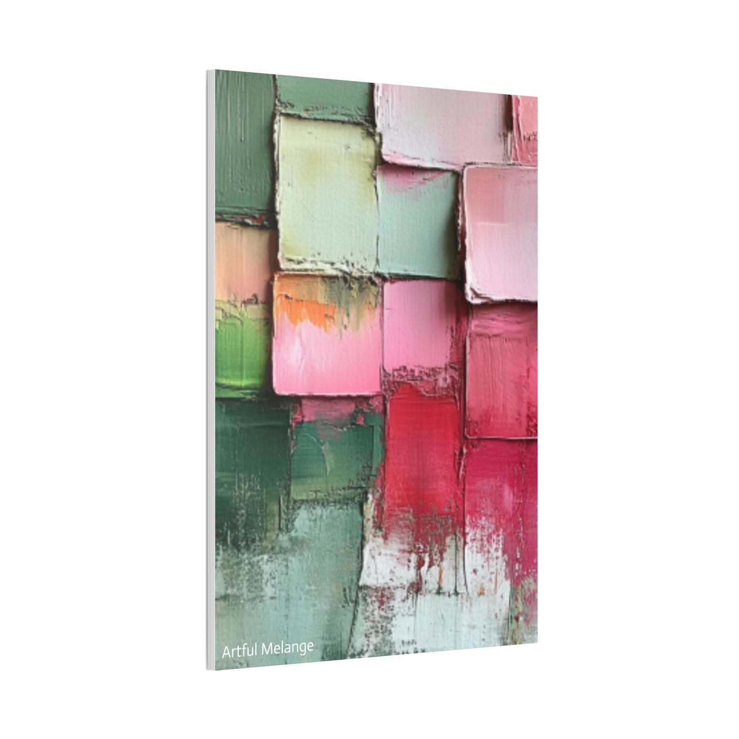 Acrylic Abstract Canvas Print - Richly Textured Artistry